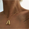 Bubble Initial Necklace