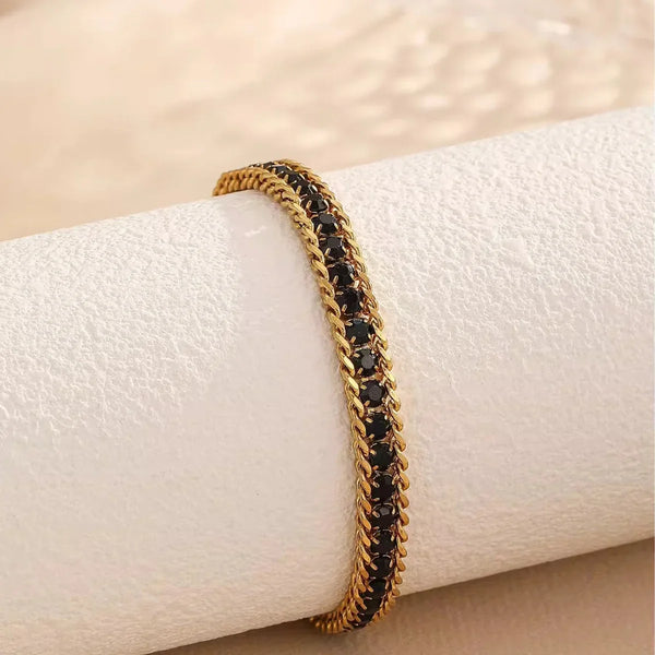 Black Glowline Chain Bracelet