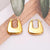 Bold Geometric Hoop Earring