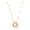Octagon Diamond Necklace