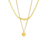 Lucky Letter & Heart Necklace