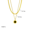 Black Onyx Double Layer Necklace