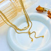 Signature Layered Gold Necklace-Raviva.
