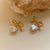 Bow Crystal Studs-Raviva