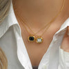 Octagon Diamond Necklace