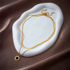 Black Onyx Double Layer Necklace