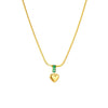 Emerald Heart Glow Necklace