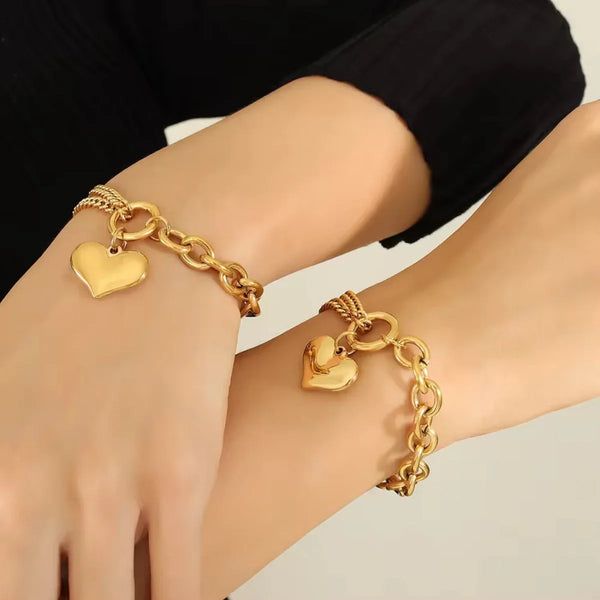 Heart Of Gold Bracelet