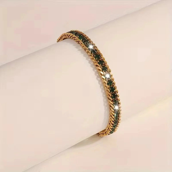 Black Glowline Chain Bracelet