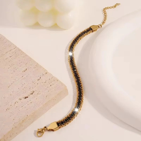 Black Glowline Chain Bracelet