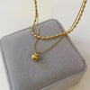 Double Layer Bead Necklace