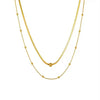 Beaded Snake Chain Necklace