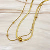 Beaded Snake Chain Necklace