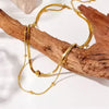 Beaded Snake Chain Necklace