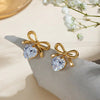 Bow Crystal Studs-Raviva