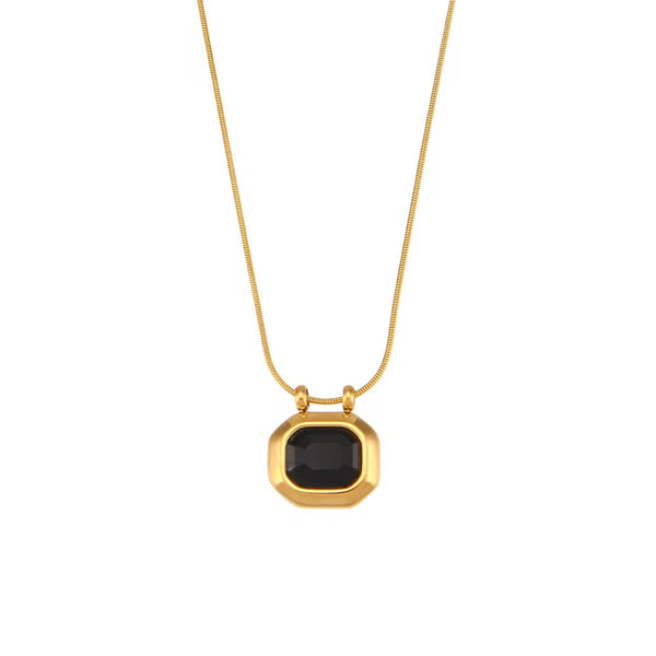 Octagon Diamond Necklace