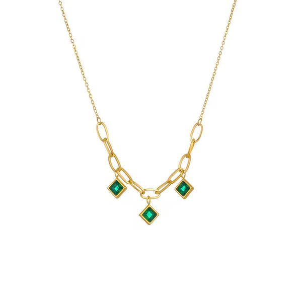 Gem Charm Necklace