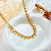 Drop Bead Chain Necklace